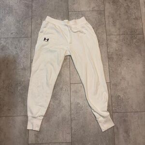 Under Armour Kids White Sweatpants